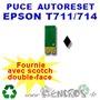 Puce Auto-Reset EPSON T0711 noire