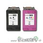 HP 303XL - Pack Cartouches Compatibles HP 303XL Tricolore Et Noire
