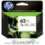 HP 62 - Cartouche d'encre HP numero 62XL C2P07AE Vivera couleur