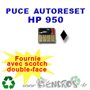 Puce Auto-Reset Noire HP950
