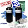 Kit Encre 2x100ML PHOTO NOIR universelle pour CANON