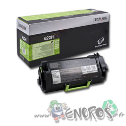  Lexmark 62D2H00 : Toner Lexmark 62D2H00 Noire