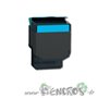 Toner Compatible Lexmark 80C2HC0 Cyan Grande Capacité