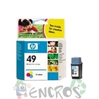 HP 49 - Cartouche d'encre HP numero49 51649AE couleur