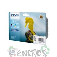 T0487 - Pack de 6 cartouches Epson T0481 T0482 T0483 T0484 T0485