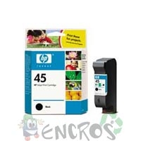 HP 45 - Cartouche d'encre HP numero45 51645AE noir