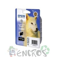 T0969 - Cartouche d'encre Epson T0969 C13T09694010 grise clair (
