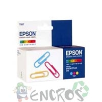 T067 - Cartouche d'encre Epson T067 C13T067140 couleur (T67)