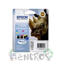 Epson T1006 - Pack de 3 cartouches Epson T1002 T1003 T1004 coule