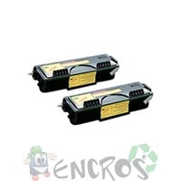 TN6600 - LOT de 2 toners compatibles equivalents au modele TN-66