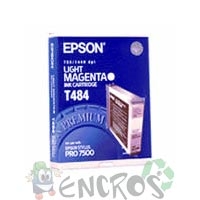 Cartouche d'encre Epson T484 magenta clair (photo magenta)