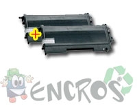 TN2000 - Lot de 2 toners compatibles equivalents au TN-2000 noir