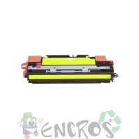 Q7582A - Toner compatible equivalent au modele HP Q7582A jaune