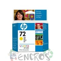 HP 72 - Cartouche d'encre HP numero72 C9400A jaune 69ml