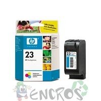 HP 23 - Cartouche d'encre HP numero23 C1823DE couleur