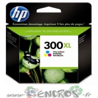 HP 300XL - Cartouche d'encre HP CC644EE couleurs (grande capacité)