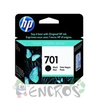 HP 701 - Cartouche d'encre HP numero701 CC635AE noir