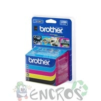 Brother LC900 - Pack 4 cartouches Brother LC900 noir et couleur