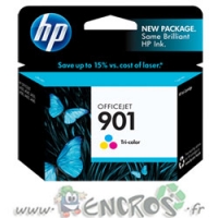 HP 901 - Cartouche d'encre HP CC656AE couleur (capacité simple)