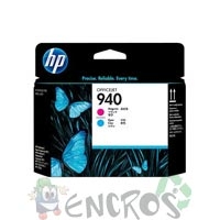 HP 940 - Tete d'impression HP numero940 C4901AE cyan et magenta