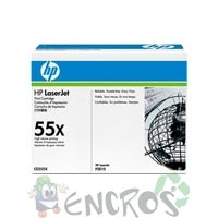 Toner HP CE255X - Toner HP 55X pour HP P3015 noir (grande capaci