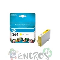 HP 364 - Cartouche d'encre HP numero364 CB320EE Vivera jaune (ca