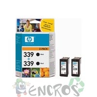 HP 339 - Pack de 2 cartouches HP numero339 C8767EE noirs