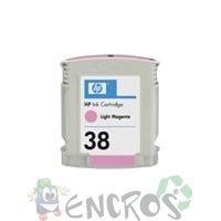 HP 38 - Cartouche d'encre HP numero38 C9419A magenta clair