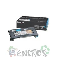 Lexmark C500H2CG - Toner Lexmark 0C500H2CG cyan (grande capacite