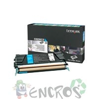 Lexmark C5200CS - Toner Lexmark C5200CS / LRP cyan (capacite sim