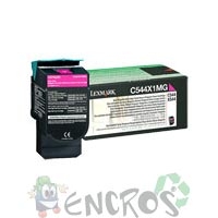 Lexmark C544 / X544 - Toner Lexmark 0C544X1MG LRP magenta (tres