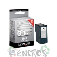 Lexmark 34 XL - Cartouche d'encre Lexmark numero34 XL 18C0034E n