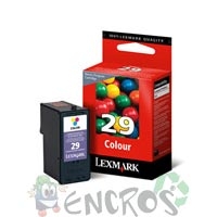 Lexmark 29 - Cartouche d'encre Lexmark numero29 18C1429E couleur