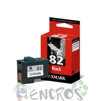 Lexmark 82 - Cartouche d'encre Lexmark numero82 18L0032 noir (gr