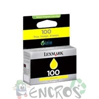 Lexmark 100 - Cartouche d'encre Lexmark numero100 14N0902E jaune