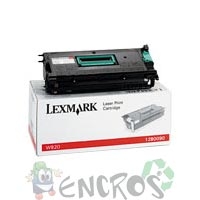 Toner Lexmark 12B0090 pour Lexmark Optra W820 noir
