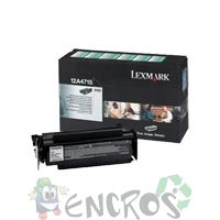 Lexmark 12A4715 - Toner Lexmark 12A4715 LRP noir (grande capacit