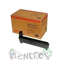 OKI C3200 - Tambour OKI 42126665 noir