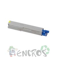 OKI C3300 / C3400 - Toner OKI 43459329 jaune (grande capacite)