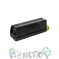 C5100 - Toner compatible type 42127405 jaune C3100/3200/5100/520