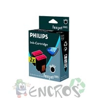 Philips PFA 432 - LOT de 2 cartouches Philips PFA-431 noirs