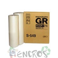 Riso S-549 - LOT de 2 masters Riso S549 pour serie GR / B4