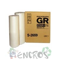 Riso S-2659 - LOT de 2 masters Riso S2659 pour GR 3770