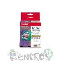 BC-34E - Ensemble tete d'impression Canon BC34E + 4 cartouches (