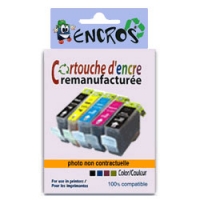 PRIX KO : pack de 5 cartouches compatibles noir & couleur equiva