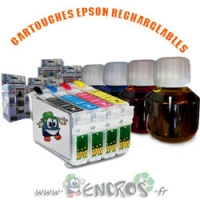 Pack de 4 Cartouches Rechargeables EPSON de T0711 à T0714