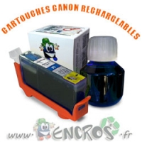 Kit Cartouche Rechargeable Canon CLI8 Cyan