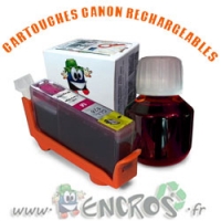 Kit Cartouche Rechargeable Canon CLI521 Magenta