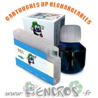 Kit Cartouche Rechargeable HP 951 Cyan