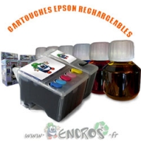 Pack de 2 Cartouches Rechargeables EPSON T007/T008